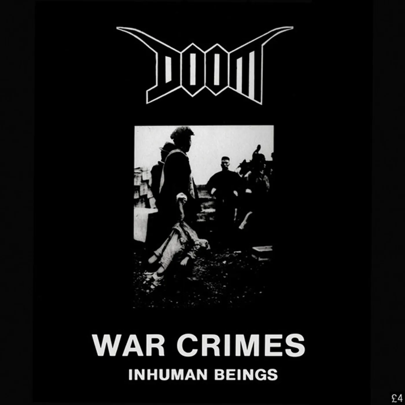 Doom WAR CRIMES - INHUMAN BEINGS Vinyl Record