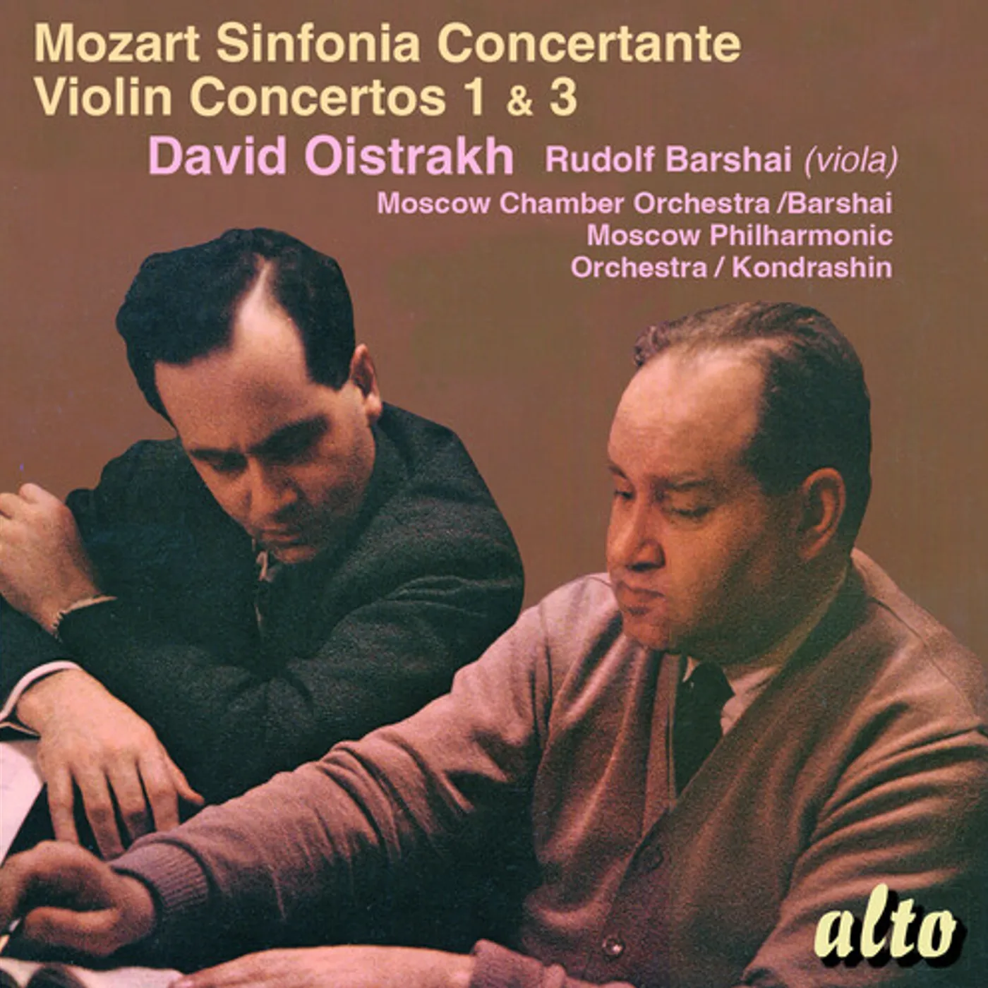 David Oistrakh MOZART: SINFONIA CONCERTANTE K. 364; VIOLIN CONS 1 CD