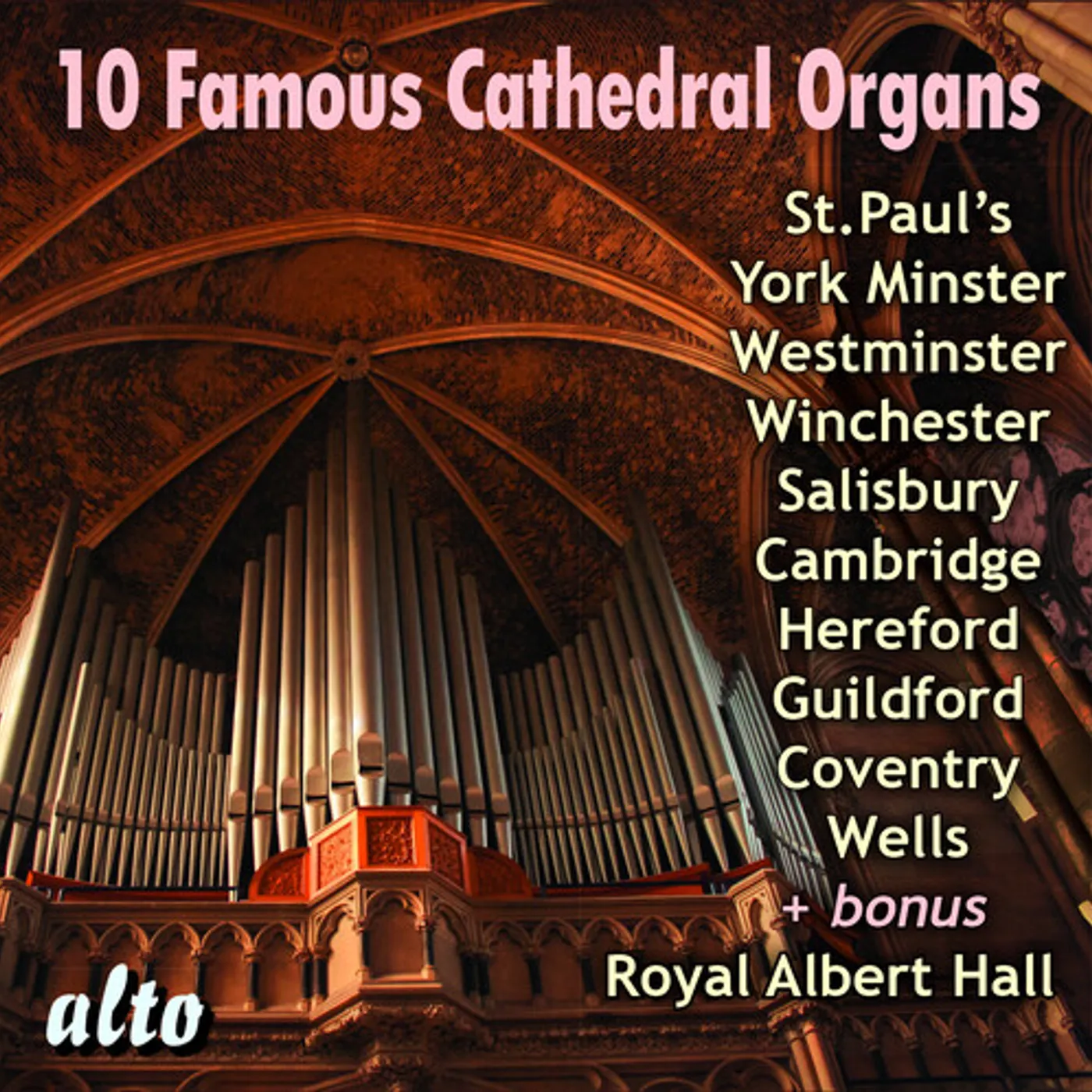 Stephen Cleobury 10 FAMOUS CATHEDRAL ORGANS CD