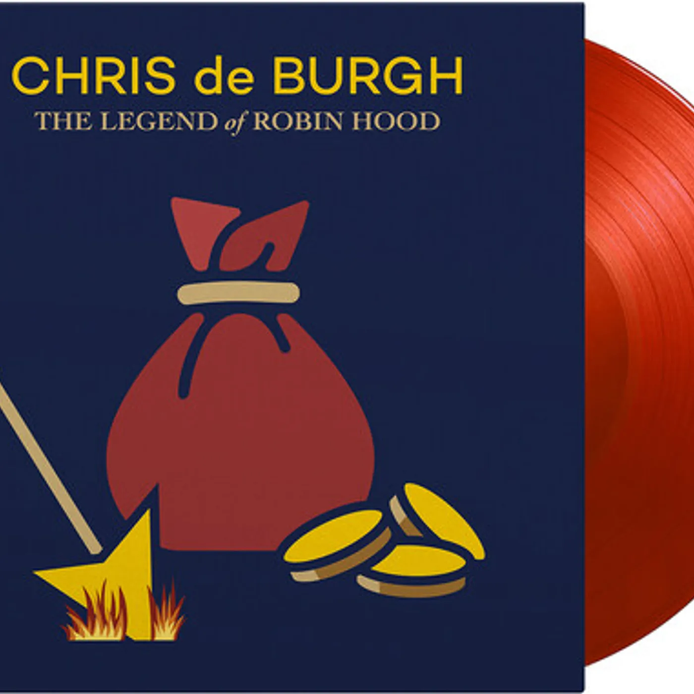 Chris de Burgh LEGEND OF ROBIN HOOD (2LP/RED VINYL/LIMITED) Vinyl Record