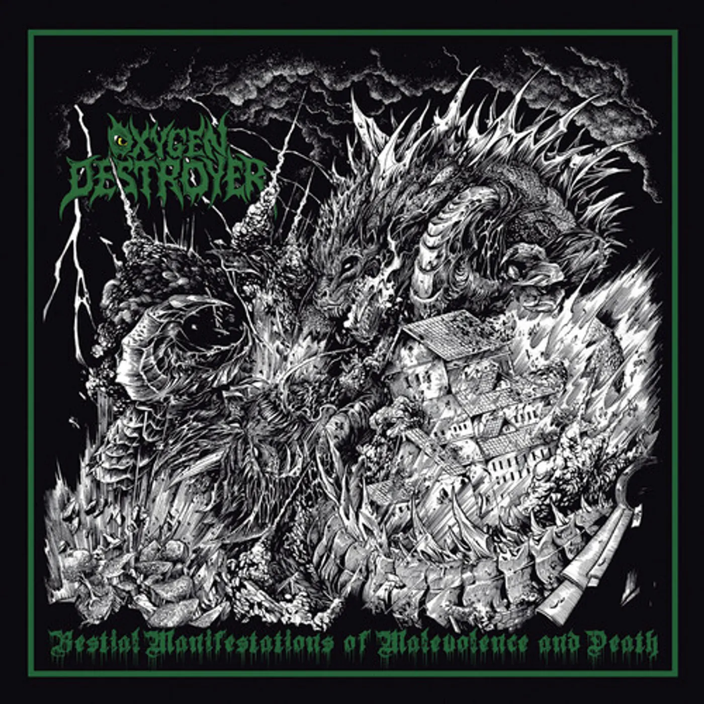 Oxygen Destroyer BESTIAL MANIFESTATIONS OF MALEVOLENCE & DEATH CD