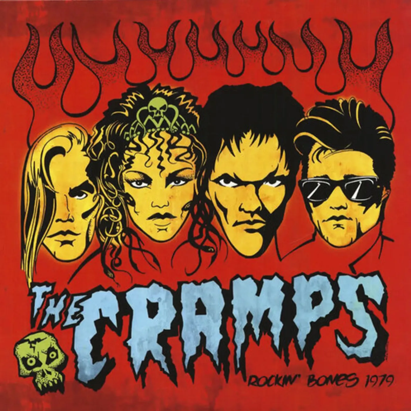 The Cramps ROCKIN BONES 1979 Vinyl Record