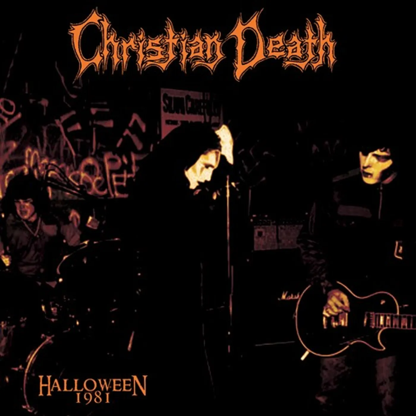 Christian Death Halloween 1981 - Orange Vinyl Record