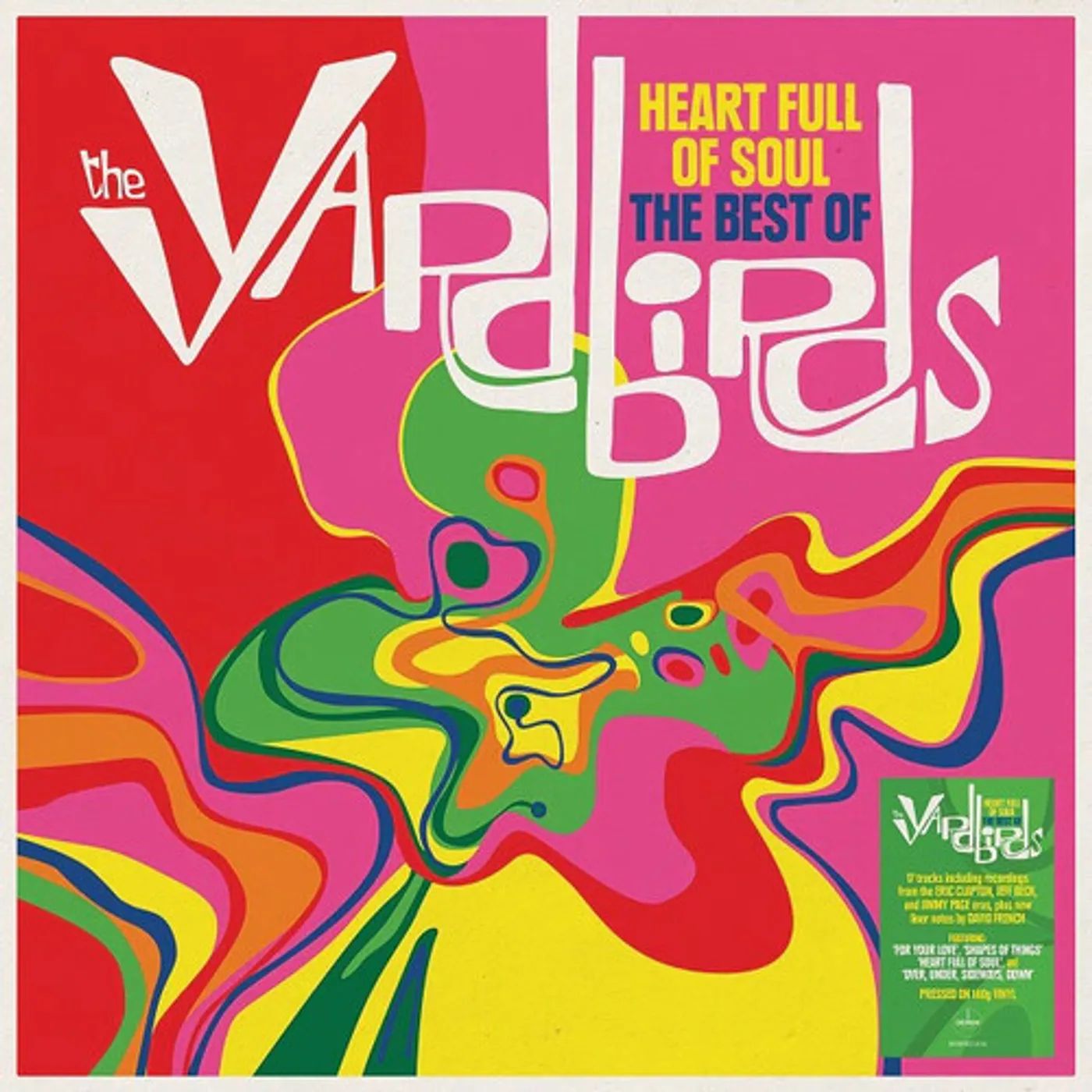 The Yardbirds HEART FULL OF SOUL: THE BEST OF Vinyl Record