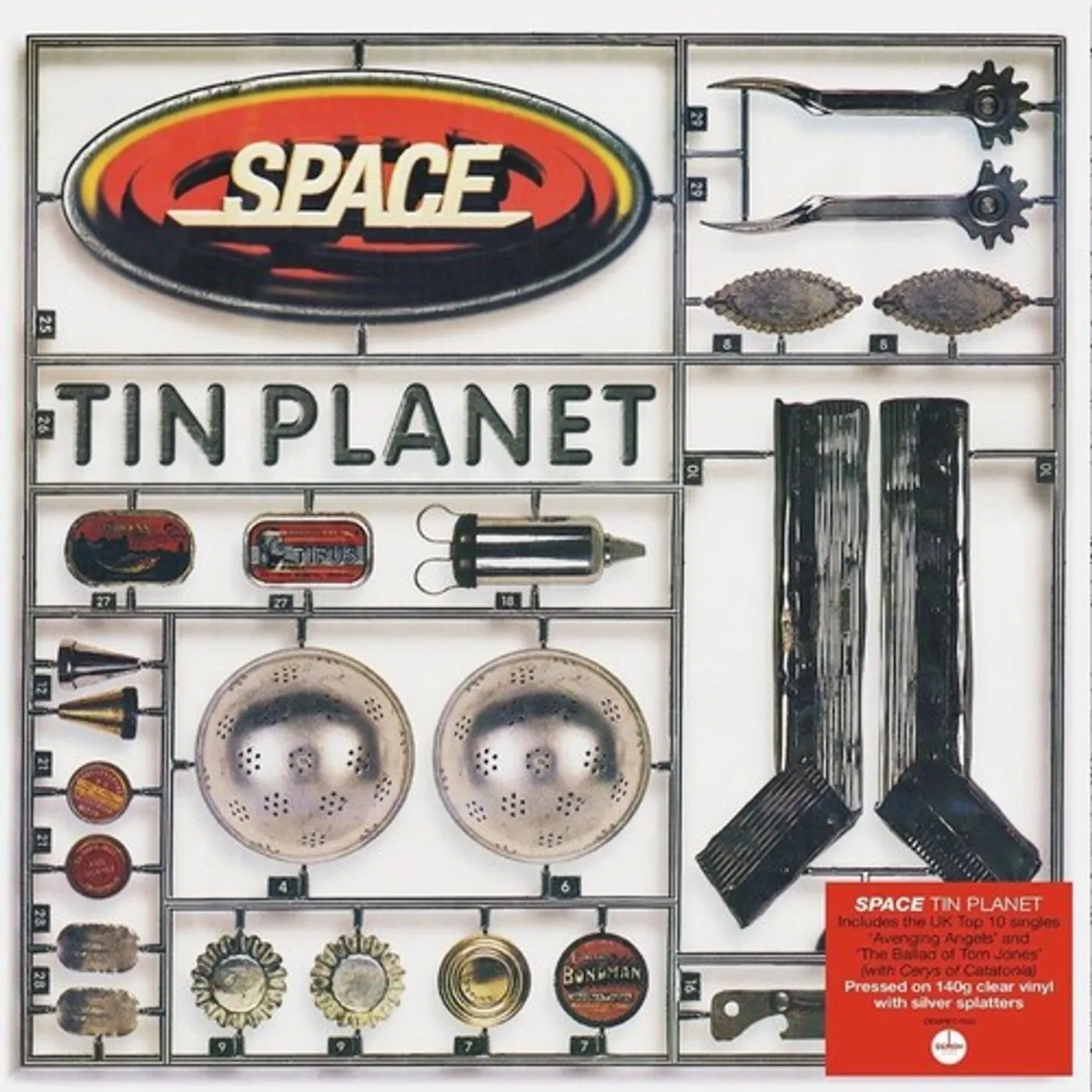 Space Tin Planet Vinyl Record