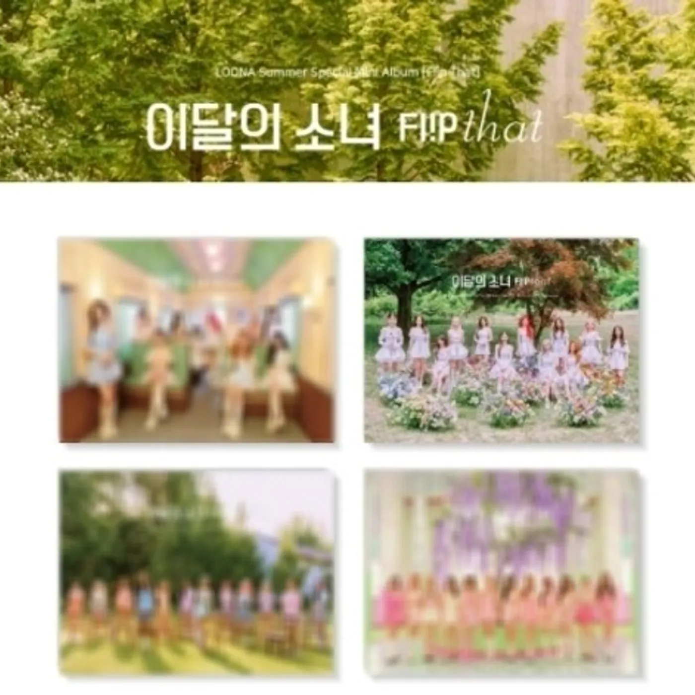 LOONA FLIP THAT (RANDOM COVER) CD
