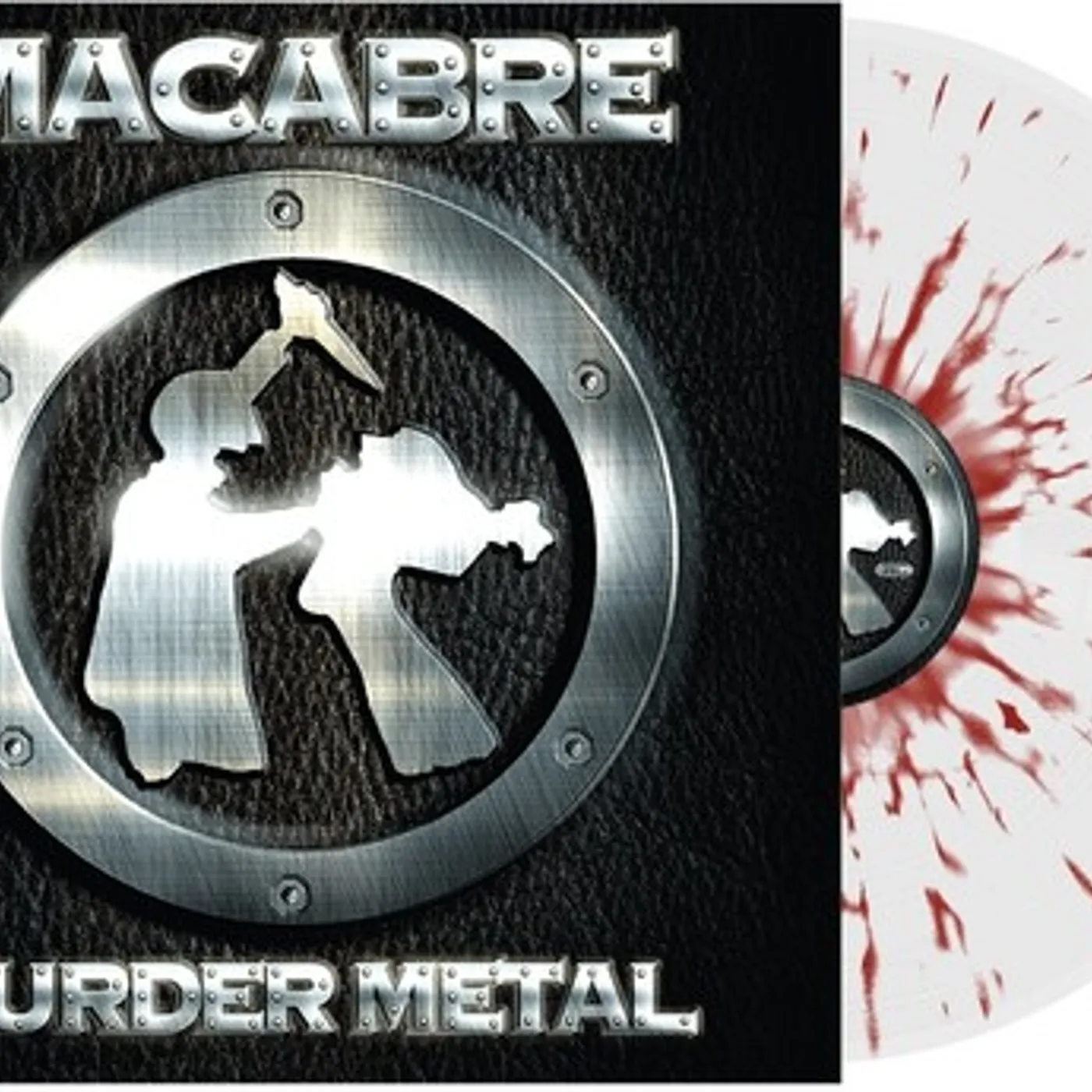 MACABRE MURDER METAL - CLEAR W/ RED SPLATTER Vinyl Record