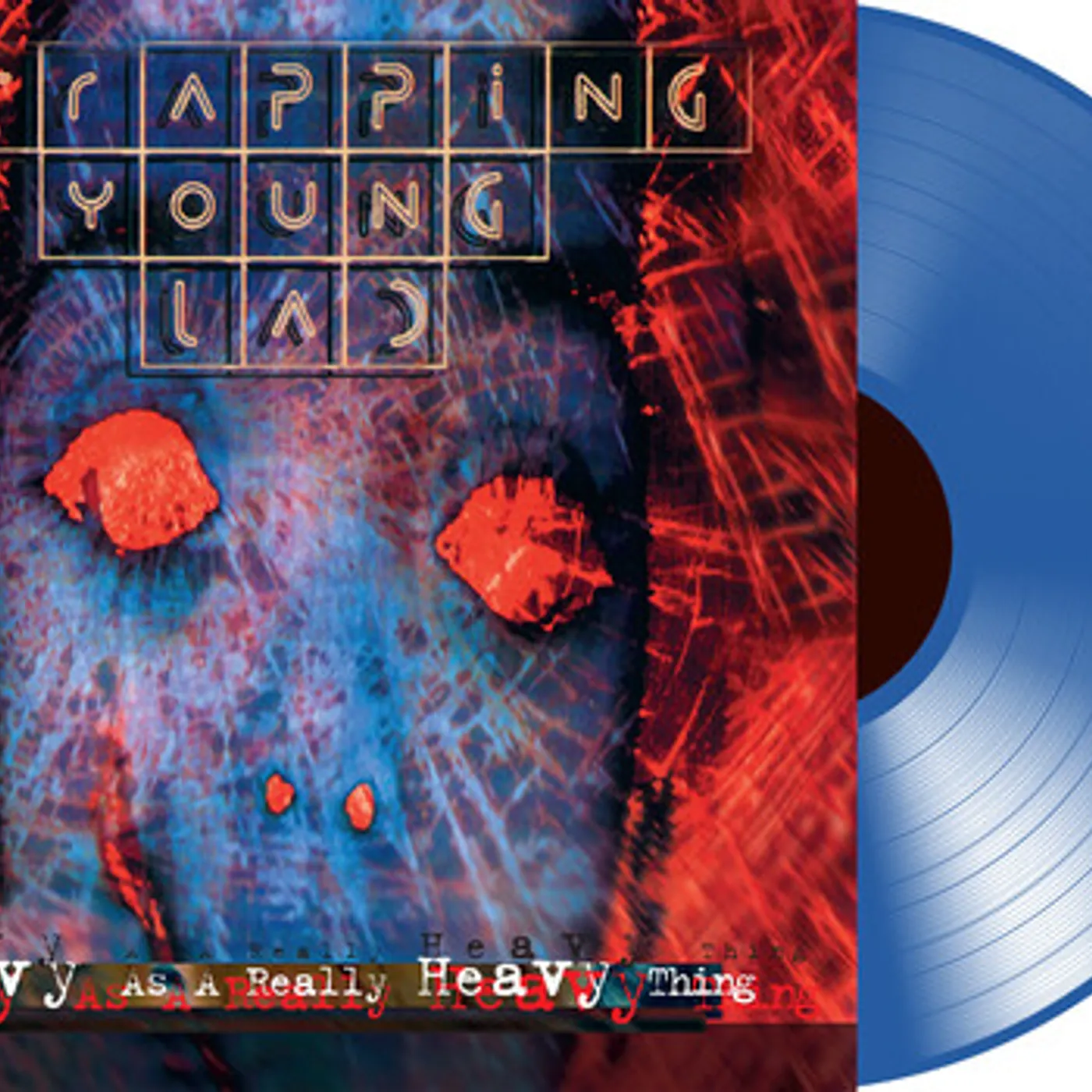 Strapping Young Lad HEAVY AS A REALLY HEAVY THING - TRANSPARENT BLUE Vinyl Record