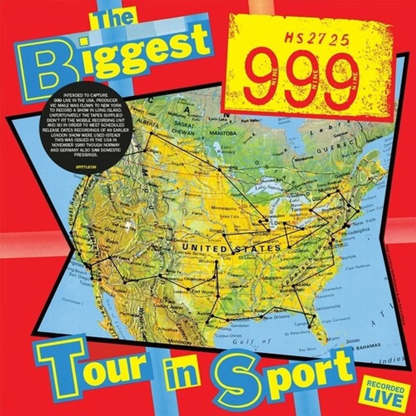 999 BIGGEST TOUR IN SPORT Vinyl Record