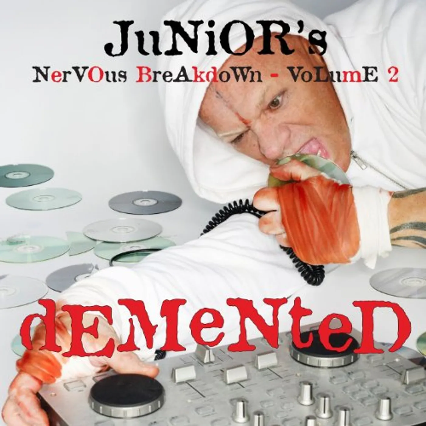 Junior Vasquez JUNIOR'S NERVOUS BREAKDOWN 2: DEMENTED CD