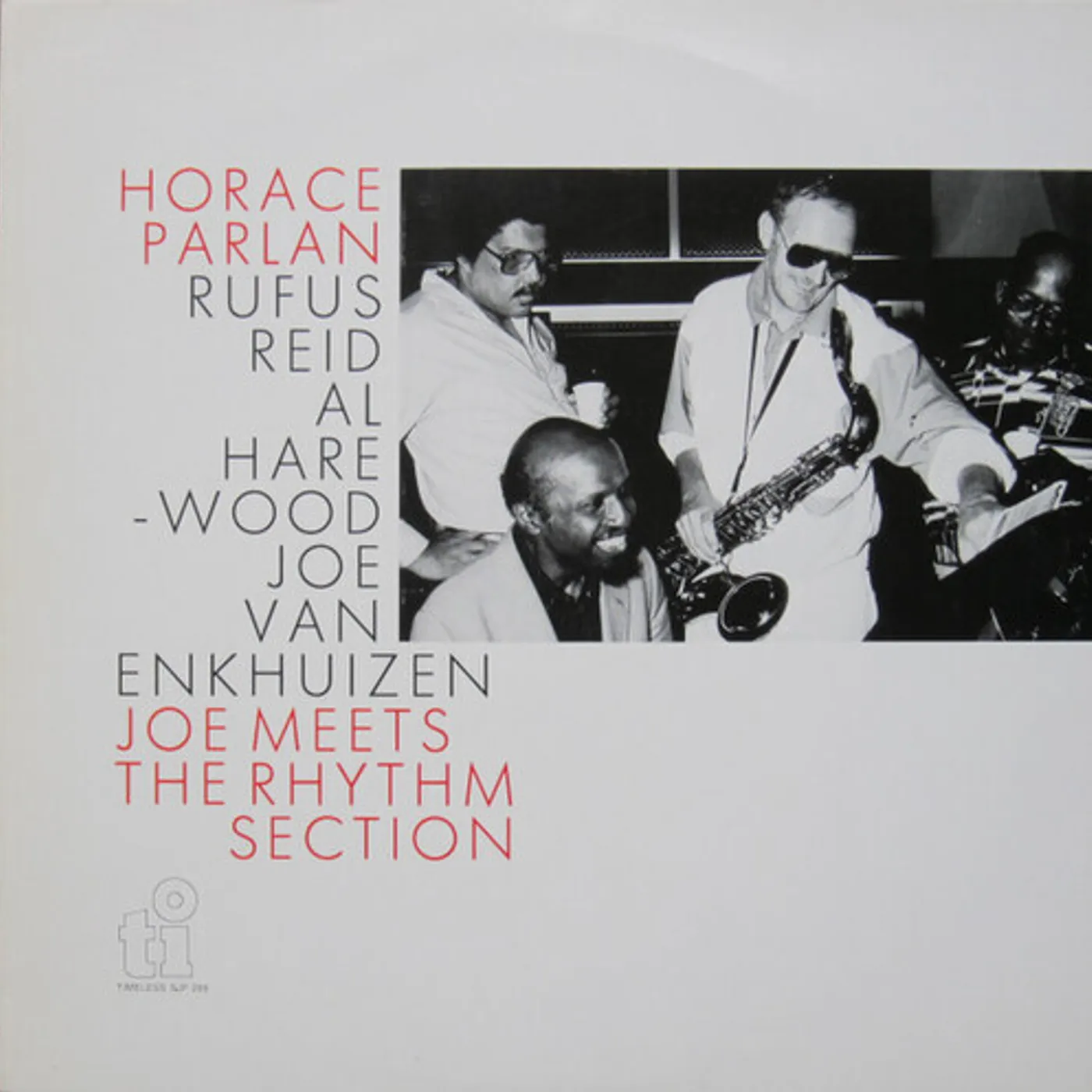 Horace Parlan JOE MEETS THE RHYTHM SECTION CD