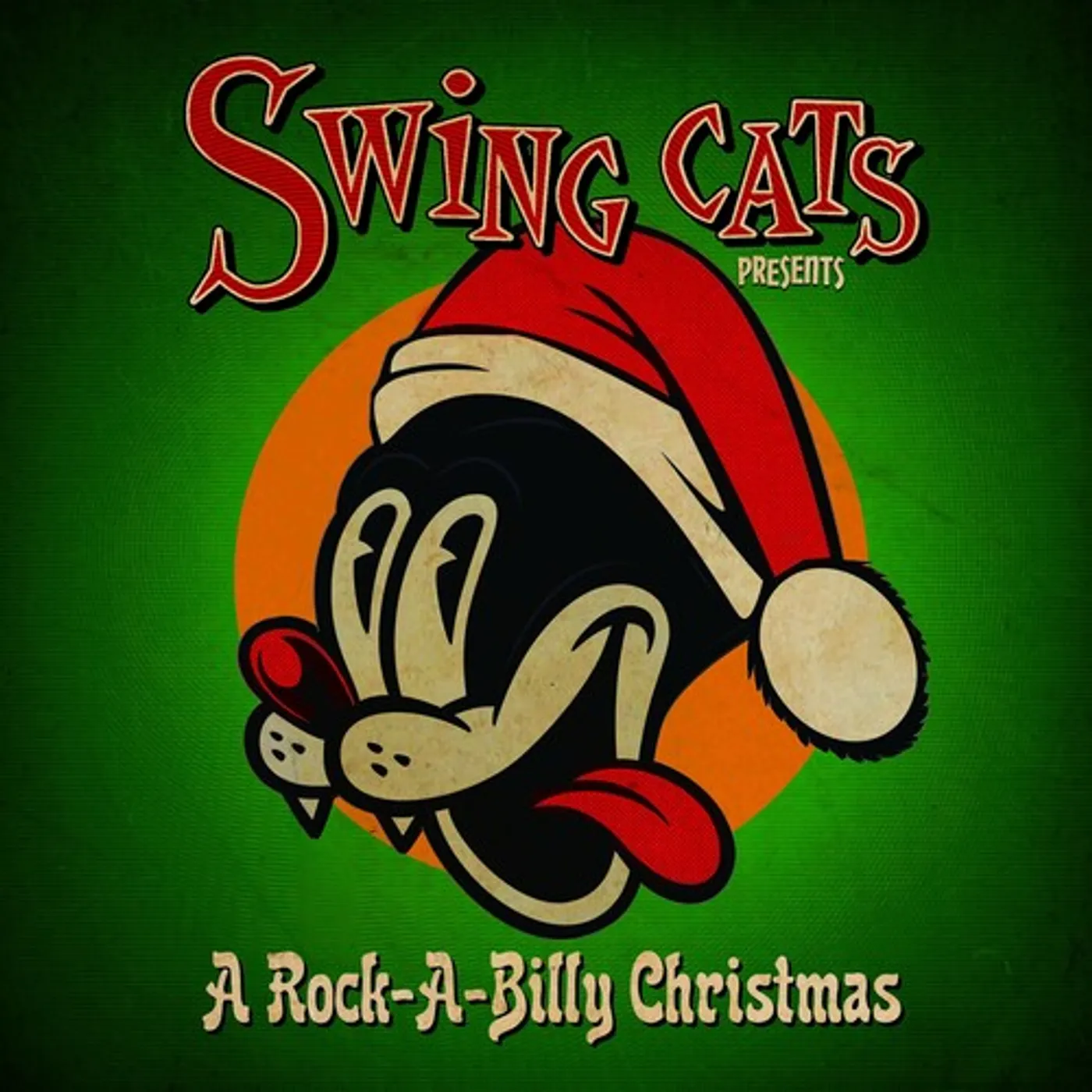 Swing Cats ROCK-A-BILLY CHRISTMAS - GREEN Vinyl Record