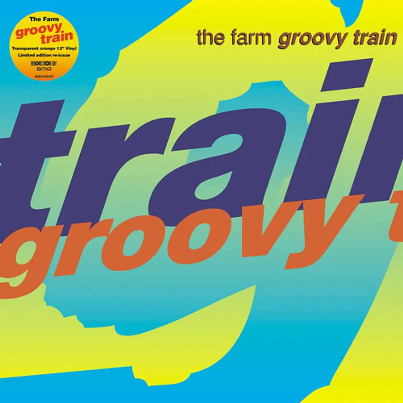 The Farm Groovy Train (Transparent Orange) Vinyl Record