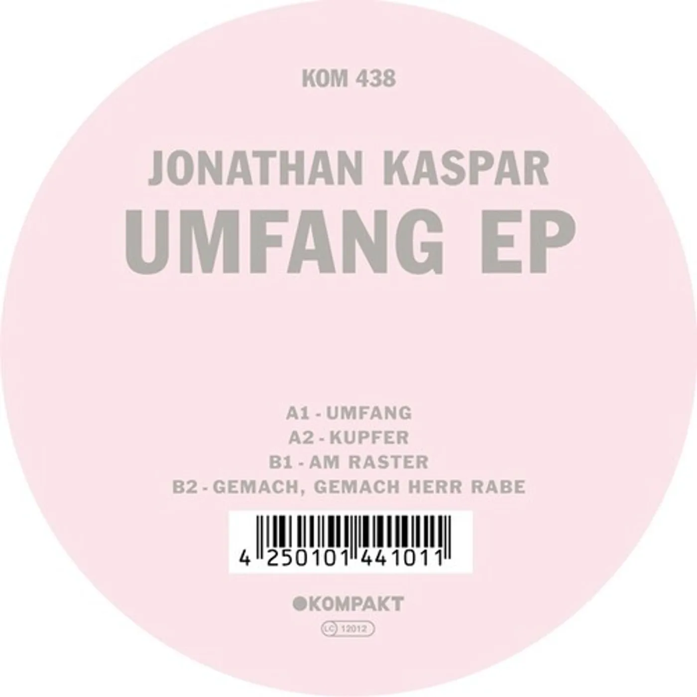 Jonathan Kaspar UMFANG Vinyl Record
