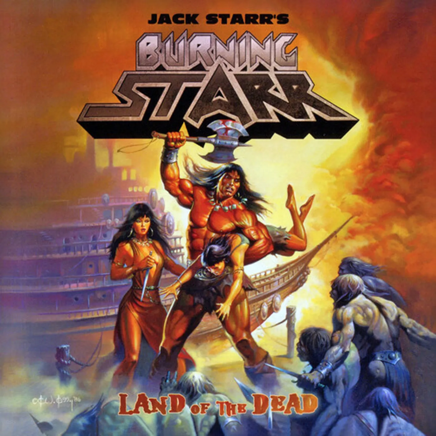 Jack Starr's Burning Starr LAND OF THE DEAD (2011) CD