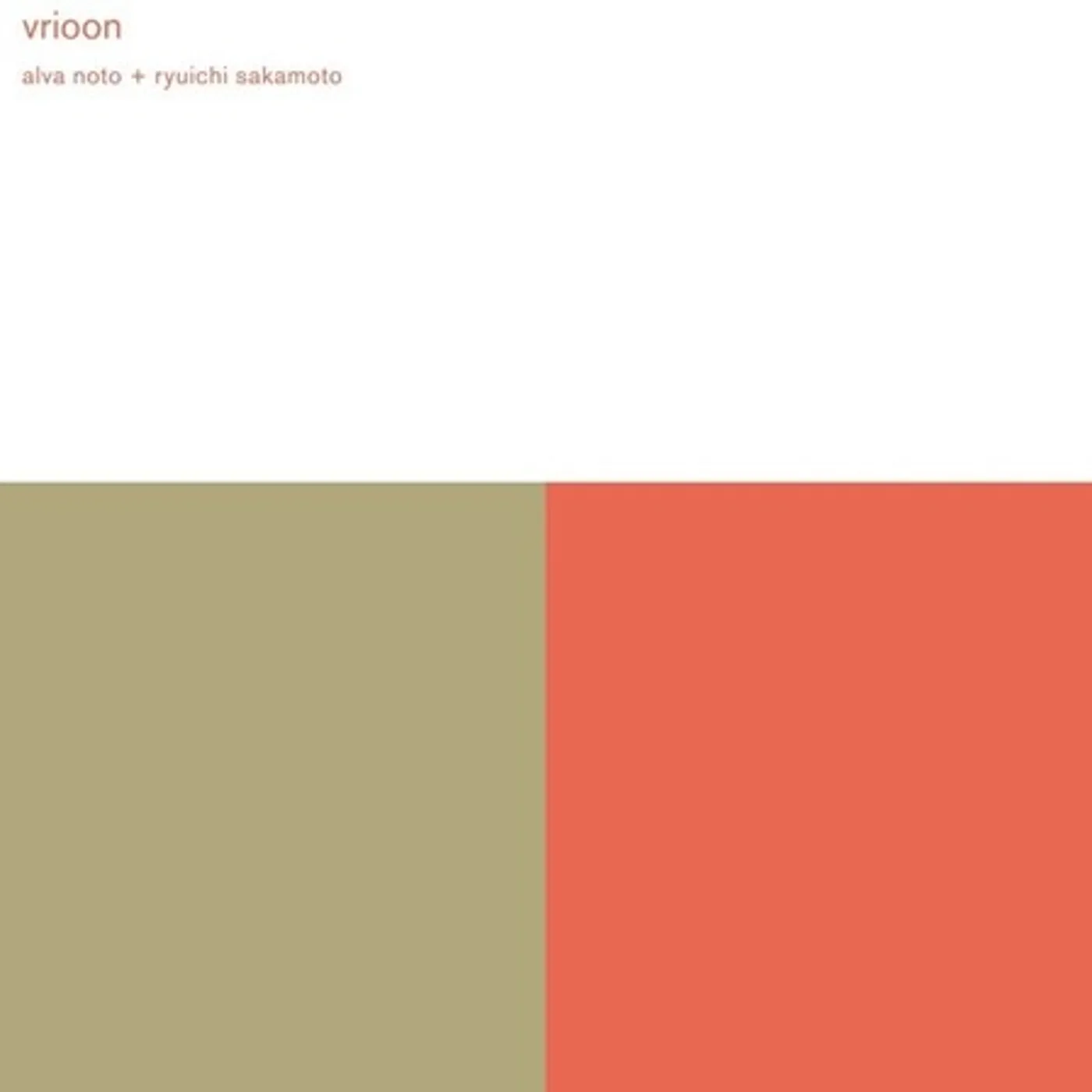 Ryuichi Sakamoto Vrioon Vinyl Record