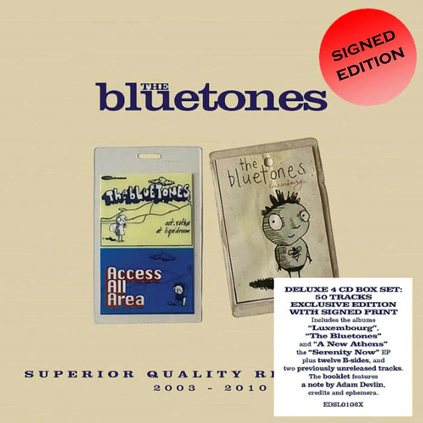 The Bluetones SUPERIOR QUALITY RECORDINGS 2003-2010 CD