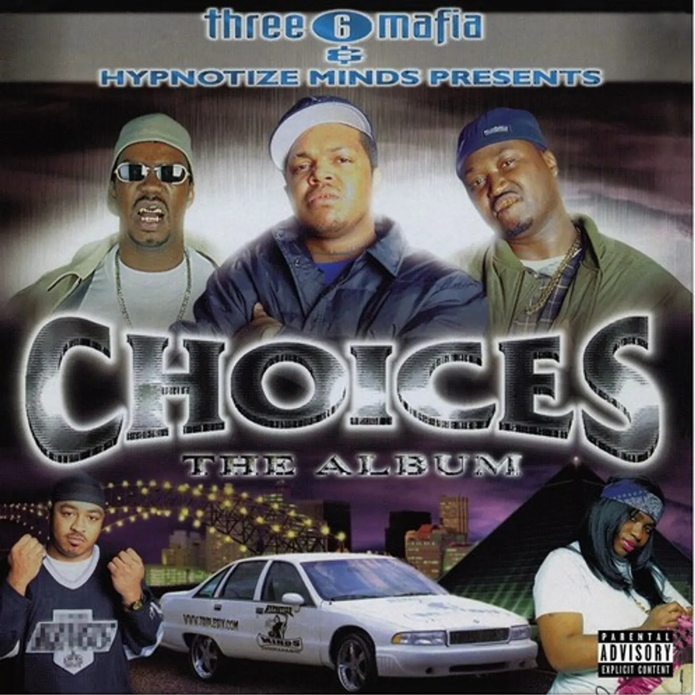 Three 6 Mafia Choices: Album (Cloudy Clear) Vinyl Record
