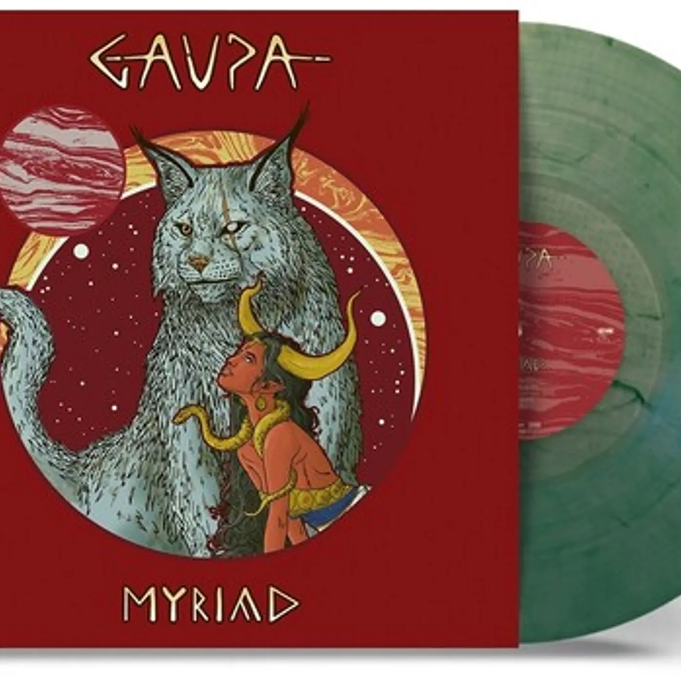 GAUPA MYRIAD - GREEN MARBLE Vinyl Record