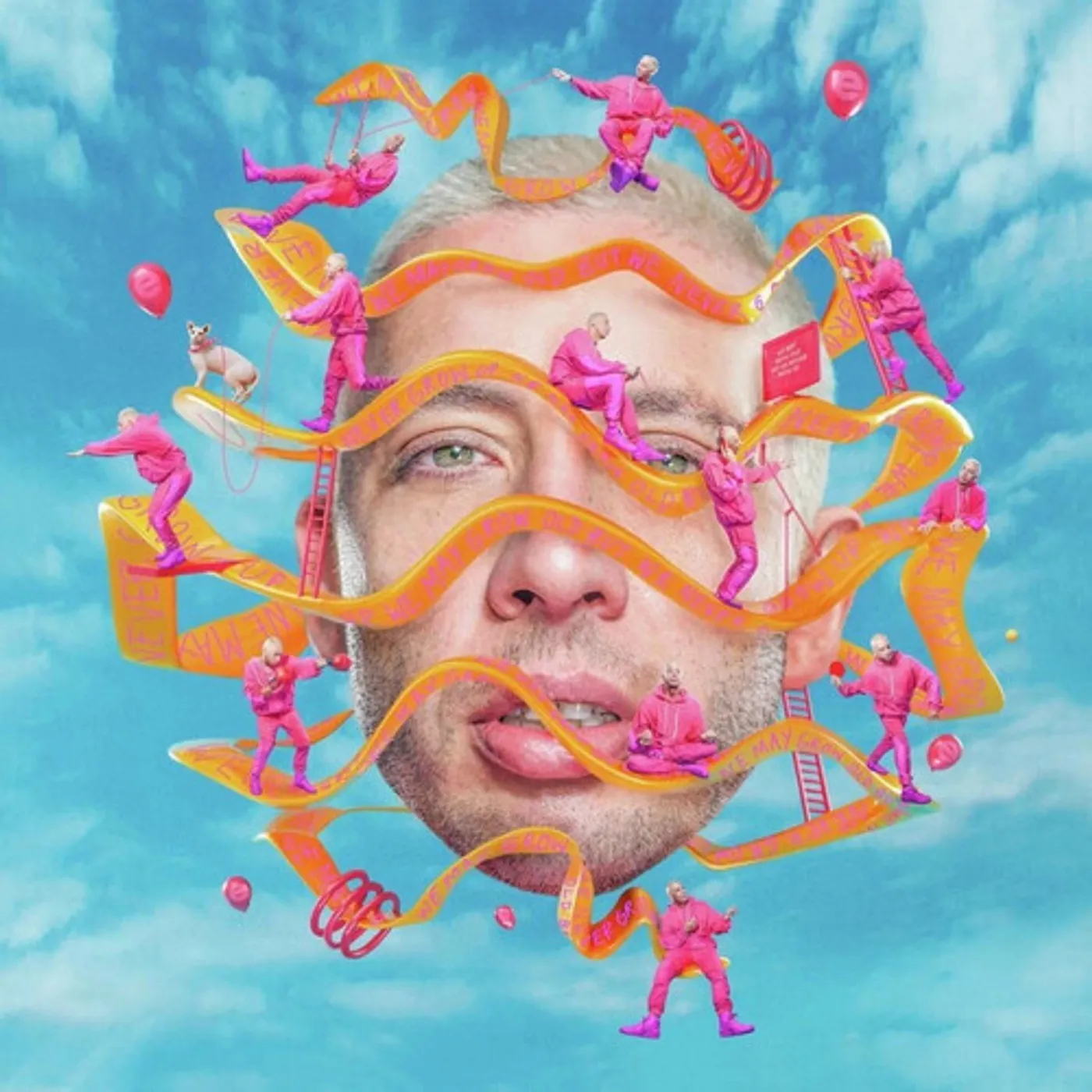 Example WE MAY GROW OLD BUT WE NEVER GROW UP CD