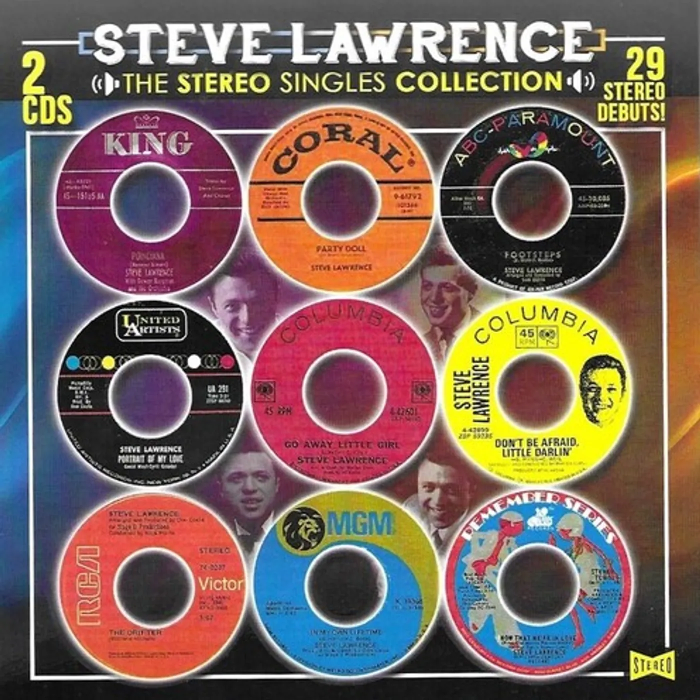 Steve Lawrence STEREO SINGLES COLLECTION 57 CUTS CD