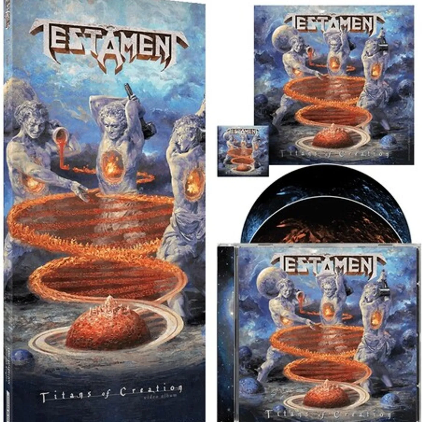 Testament TITANS OF CREATION - VIDEO ALBUM CD