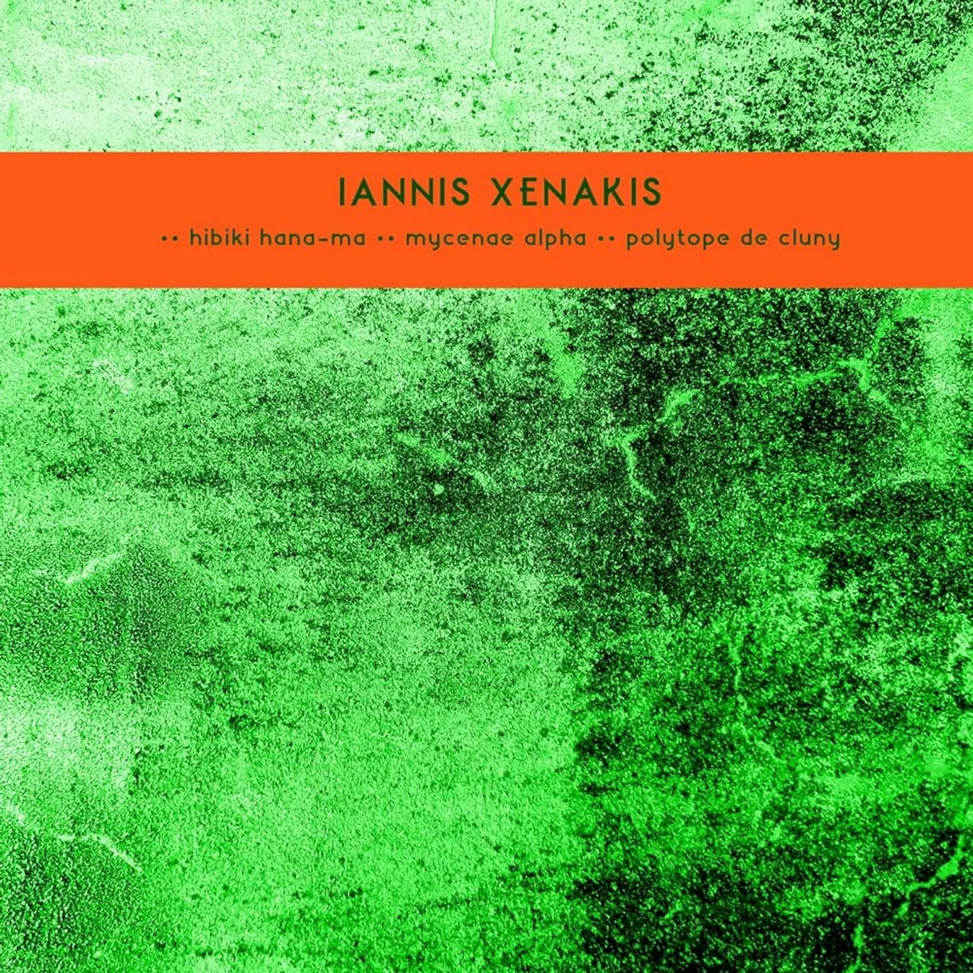 Iannis Xenakis Les Polytopes I Vinyl Record