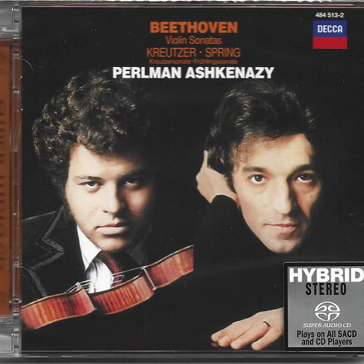 Beethoven / Itzhak  Perlman / Vladimir Ashkenazy BEETHOVEN: VIOLIN SONATAS 5 & 9 CD Super Audio CD
