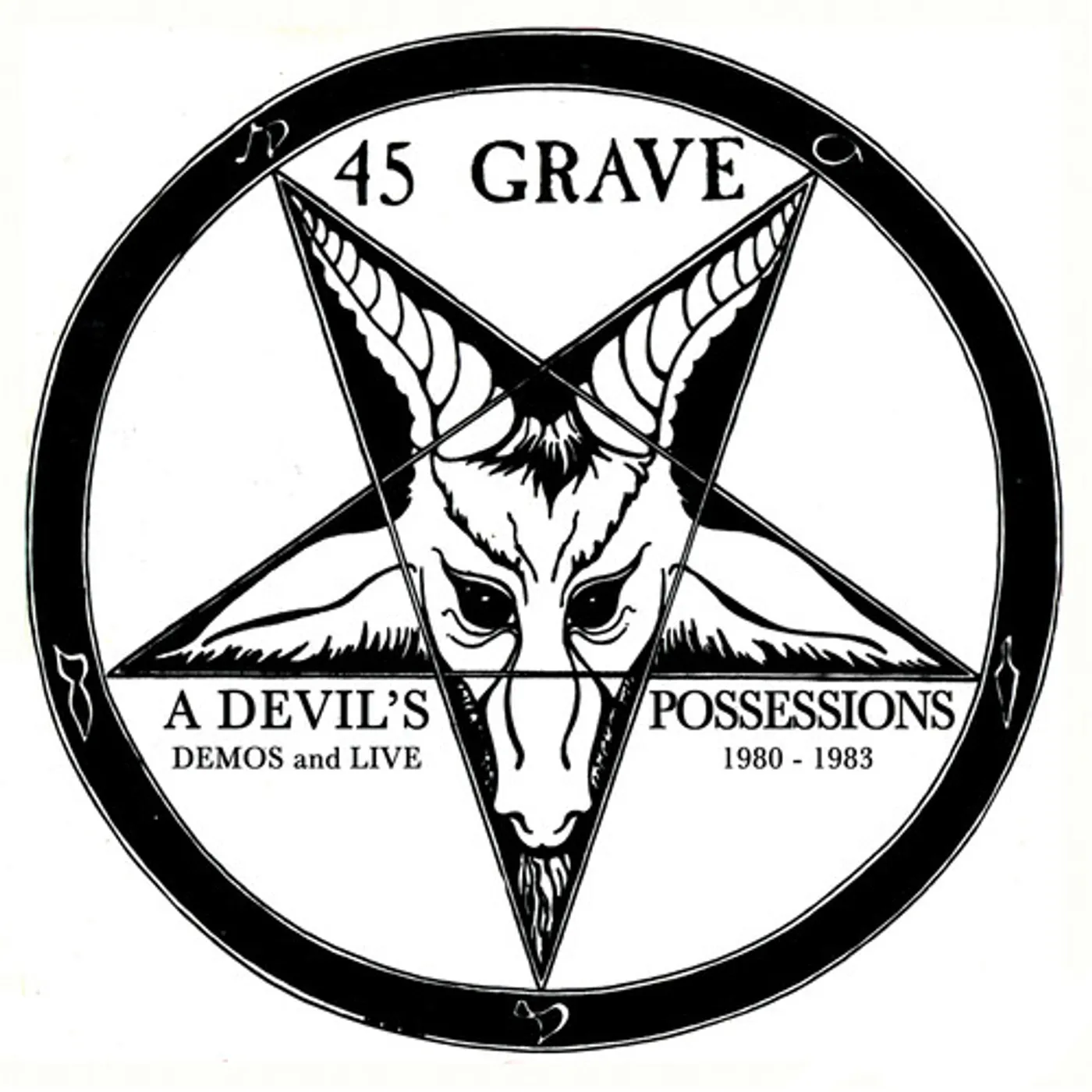 45 Grave DEVIL'S POSSESSIONS - DEMOS & LIVE 1980-1983 CD