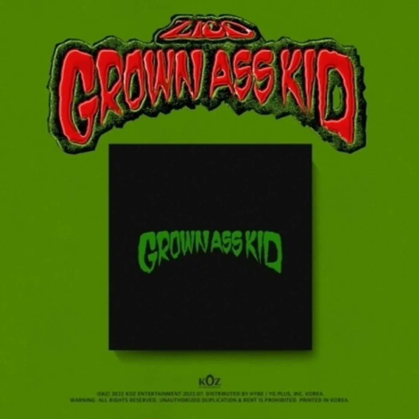 ZICO GROWN ASS KID CD