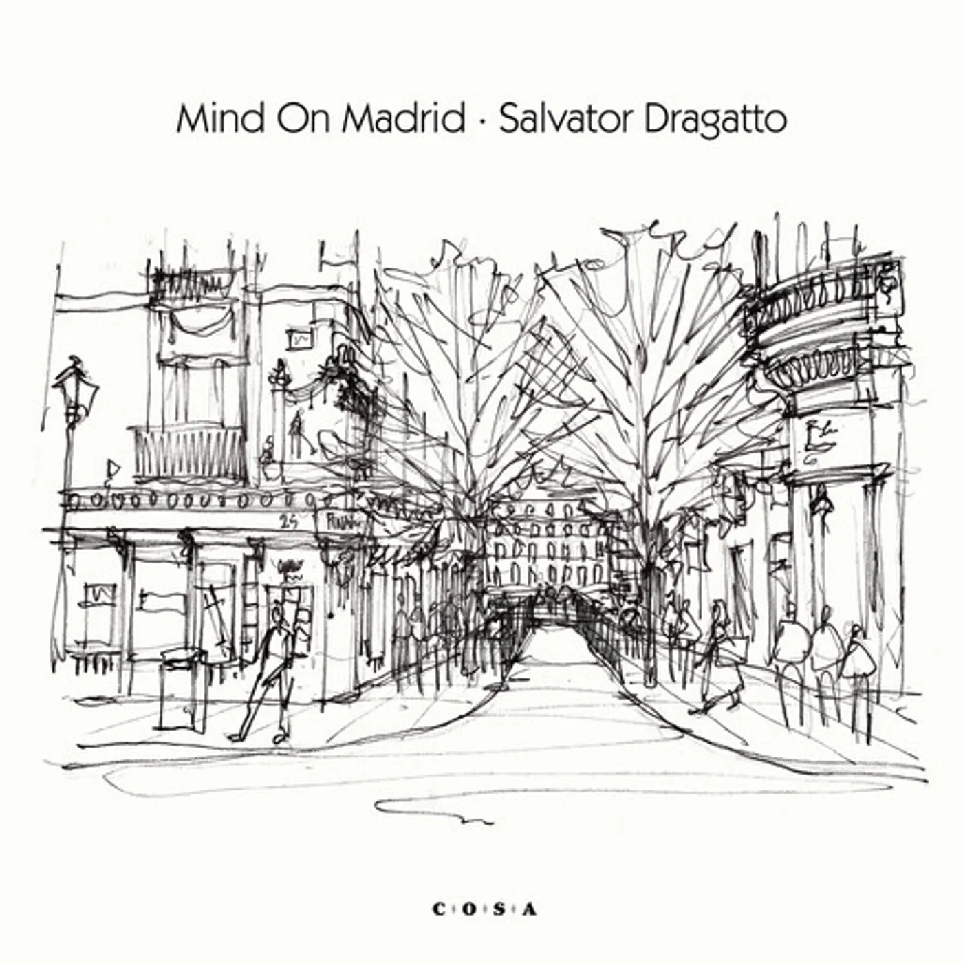 Salvator Dragatto MIND ON MADRID - CLEAR GRAY Vinyl Record