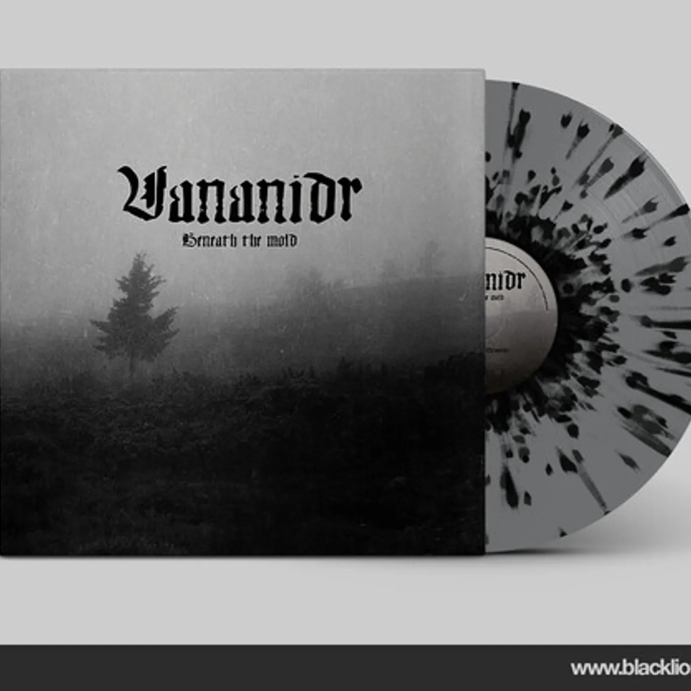 Vananidr BENEATH THE MOLD - BLACK & GREY SPLATTER Vinyl Record