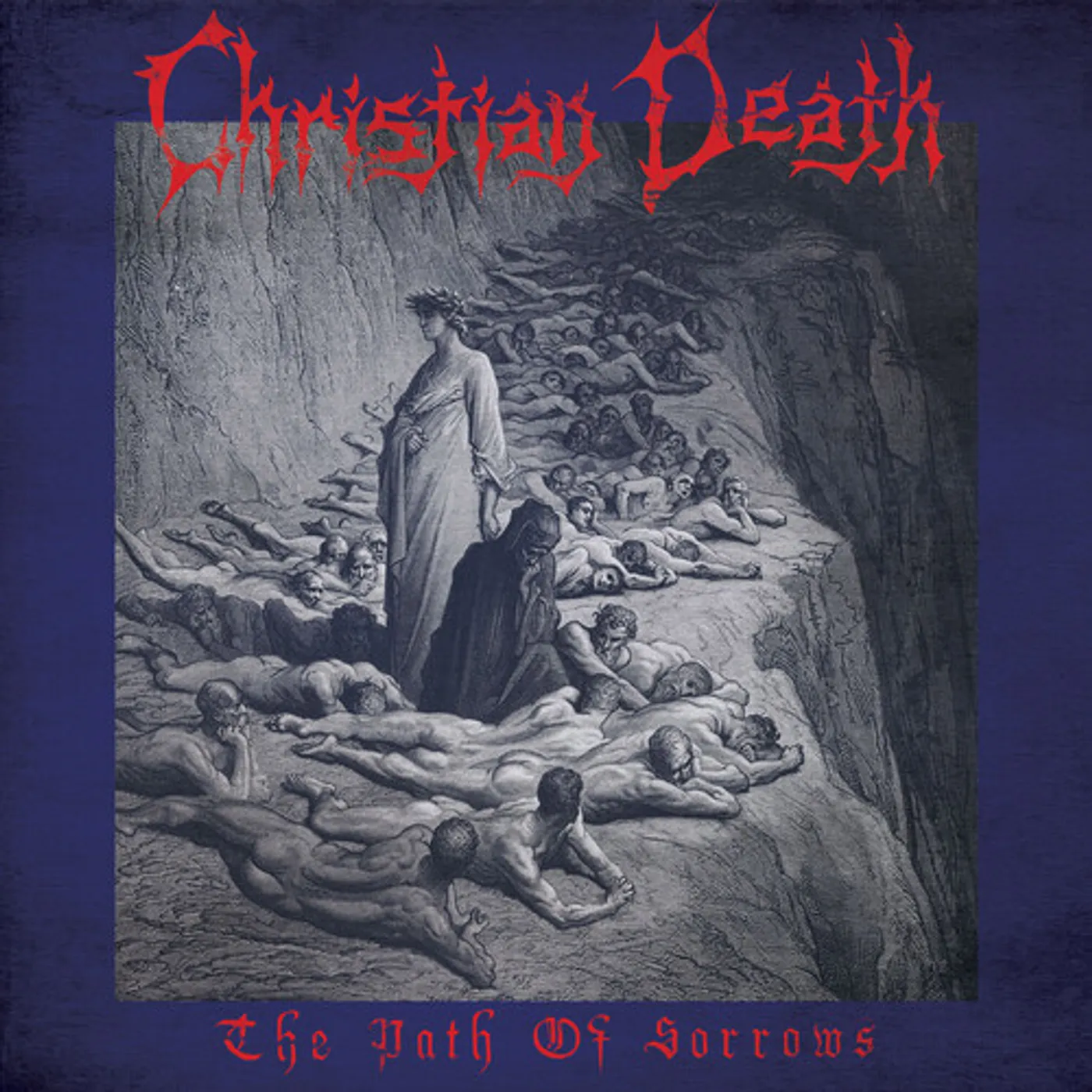 Christian Death The Path Of Sorrows - Blue Haze Vinyl Record