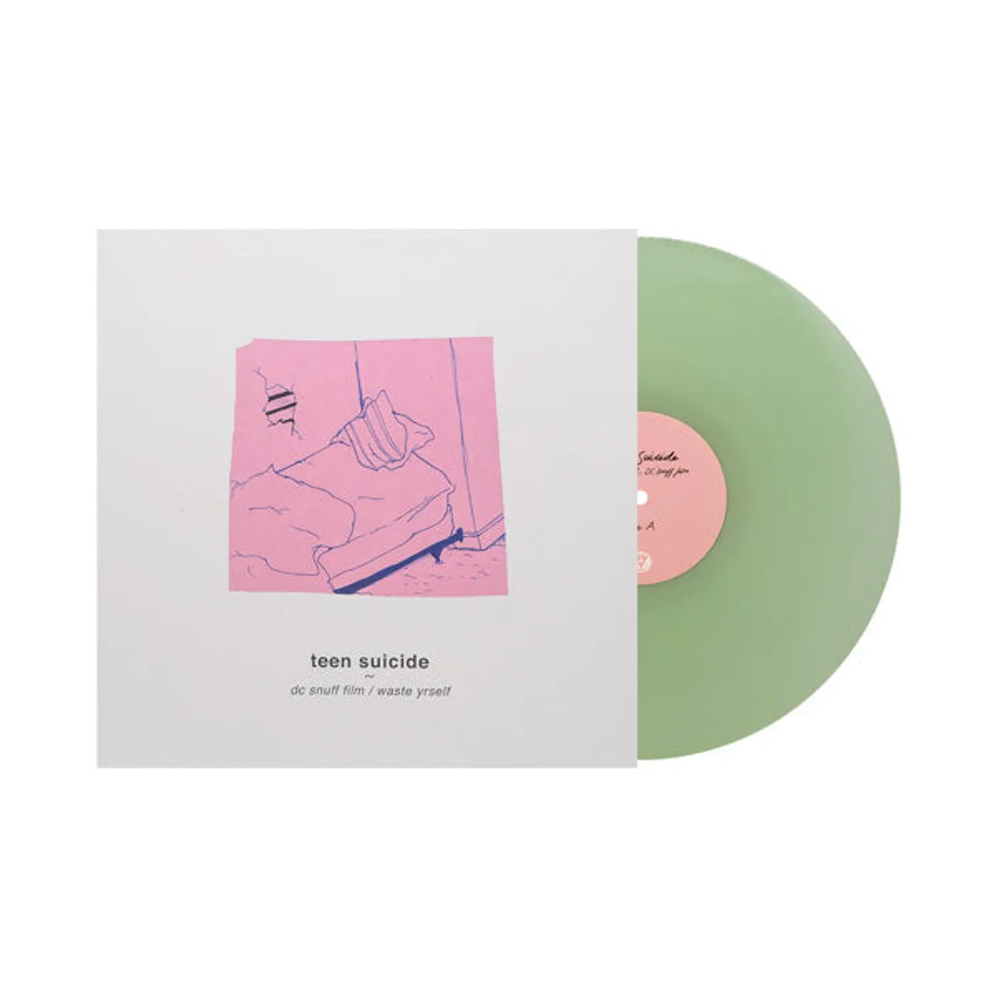 Teen Suicide DC Snuff Film / Waste Yrself (Coke Bottle Green) Vinyl Record