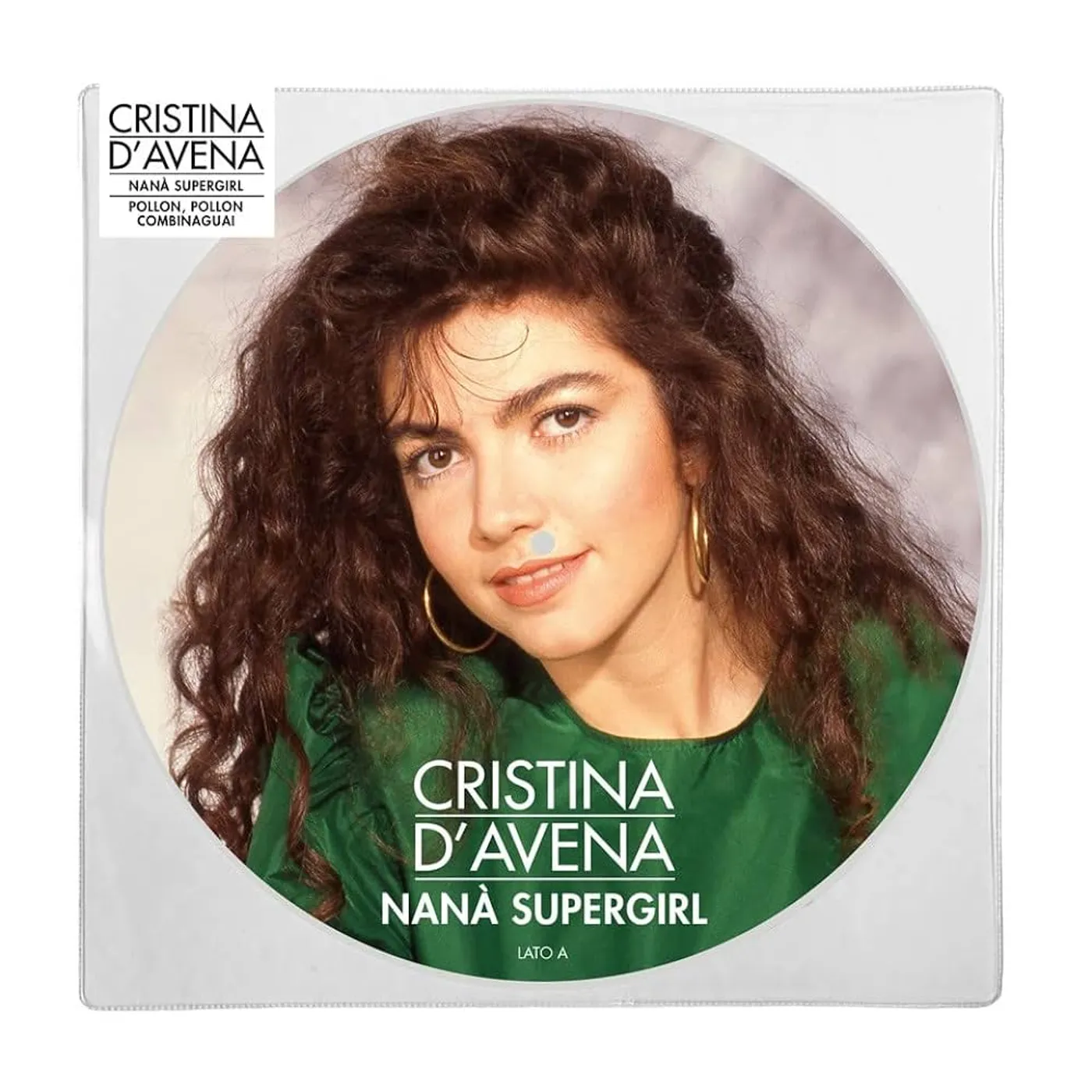 Cristina D'Avena NANA SUPERGIRL / POLLON POLLON COMBINA GUAI Vinyl Record