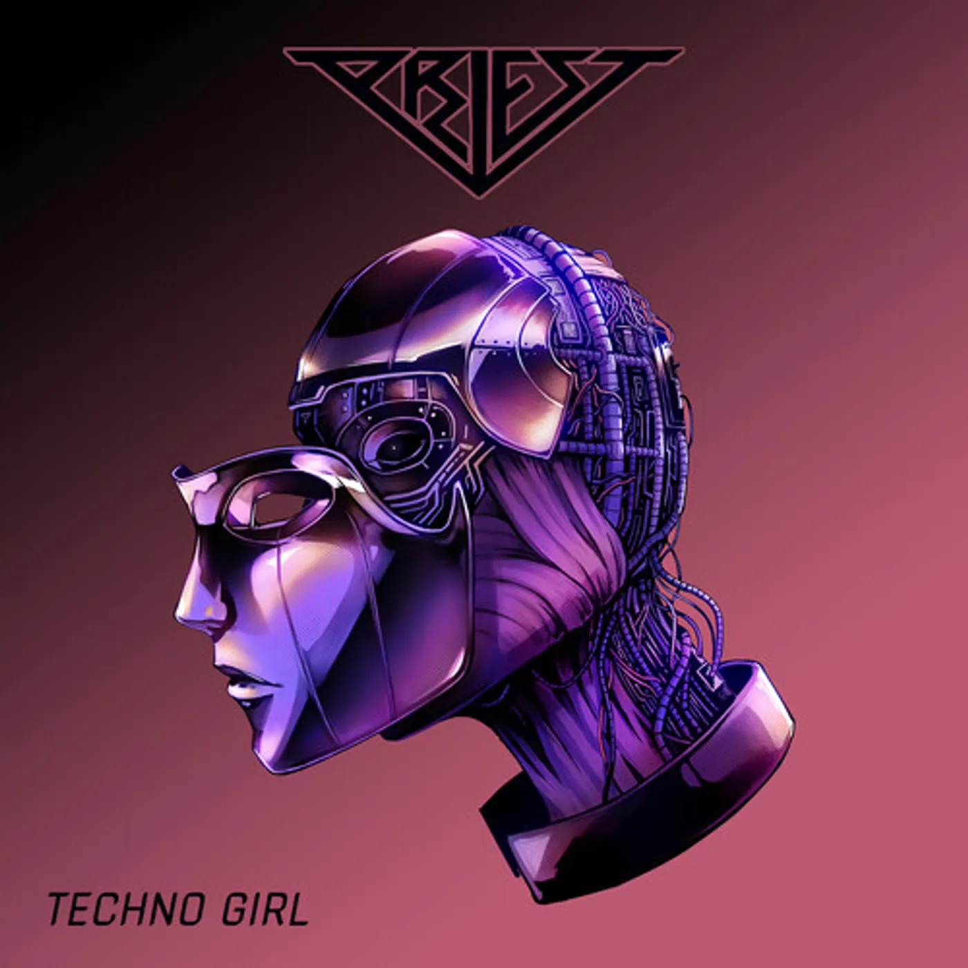 Priest Techno Girl - Purple Vinyl Record