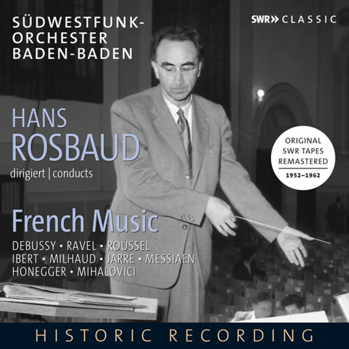 Debussy HANS ROSBAUD CONDUCTS FRENCH MUSIC CD