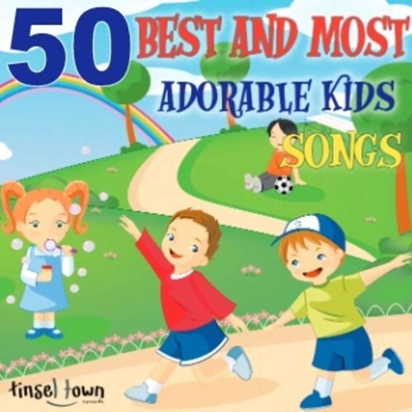 Tinsel Town Kids 50 BEST & MOST ADORABLE KIDS SONGS CD