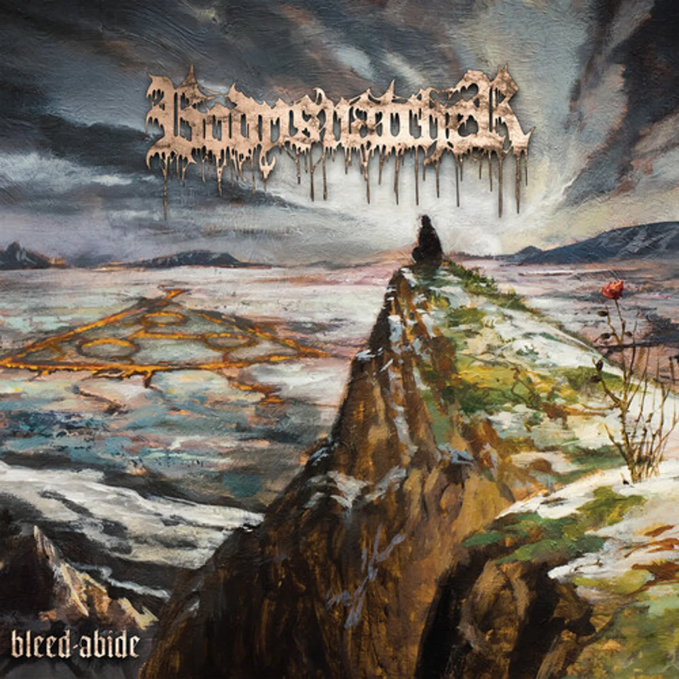 Bodysnatcher Bleed-Abide - Opaque Orchid / Opaque Bone Vinyl Record