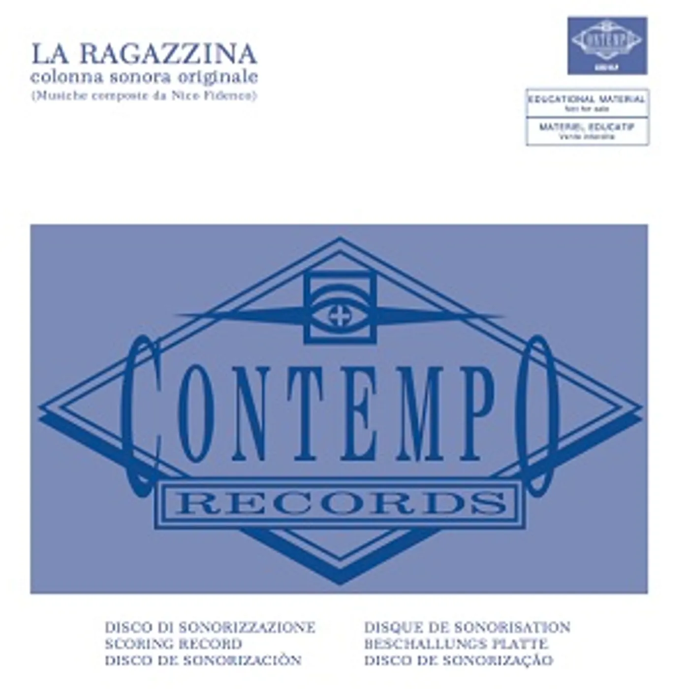 Nico Fidenco LA RAGAZZINA / Original Soundtrack Vinyl Record