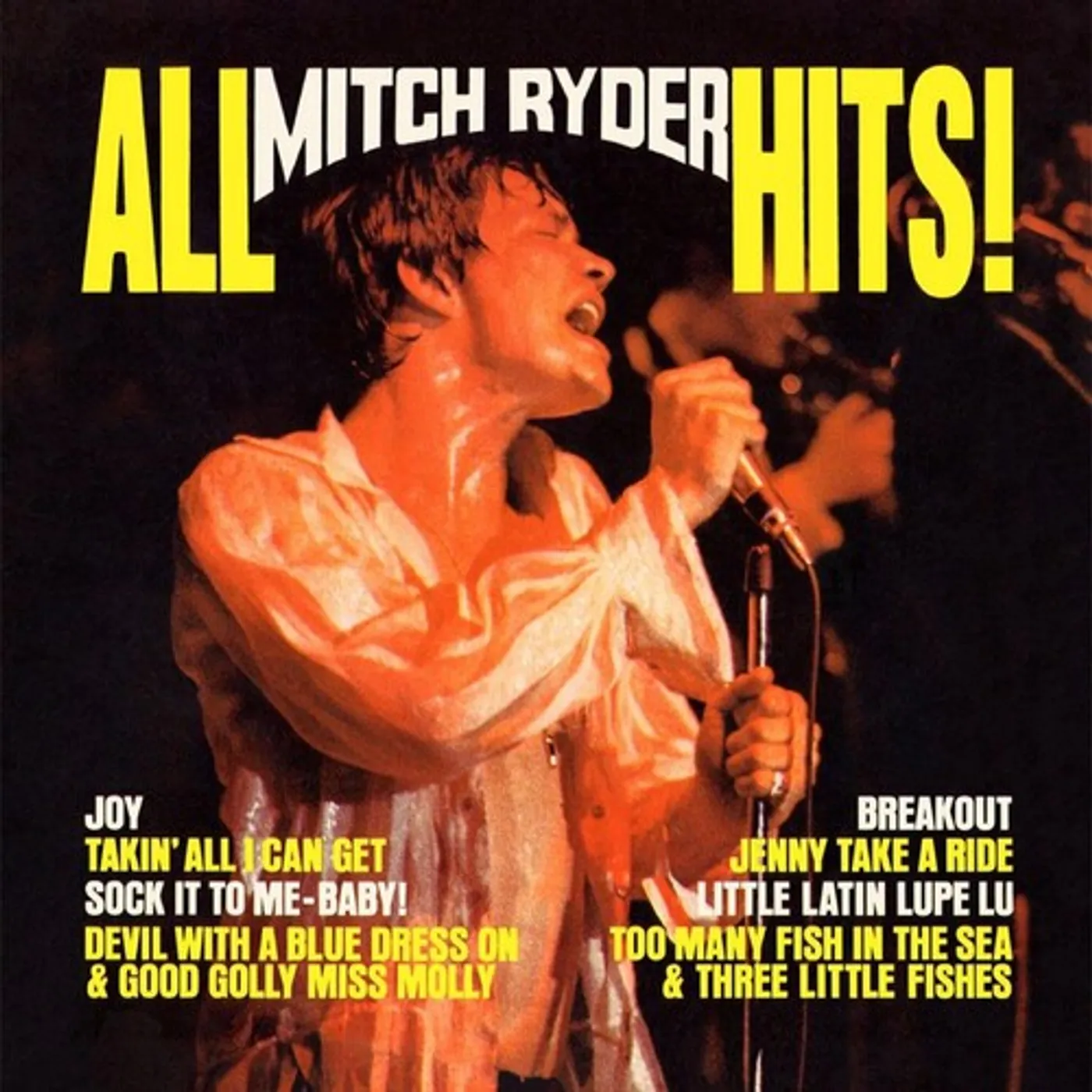 Mitch Ryder and The Detroit Wheels All Mitch Ryder Hits -original Greatest Hits Vinyl Record