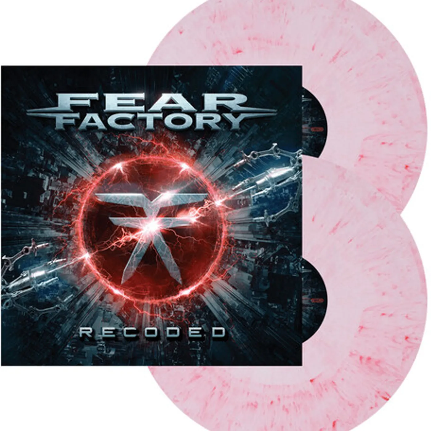 Fear Factory Recoded - Pink Vinyl Record