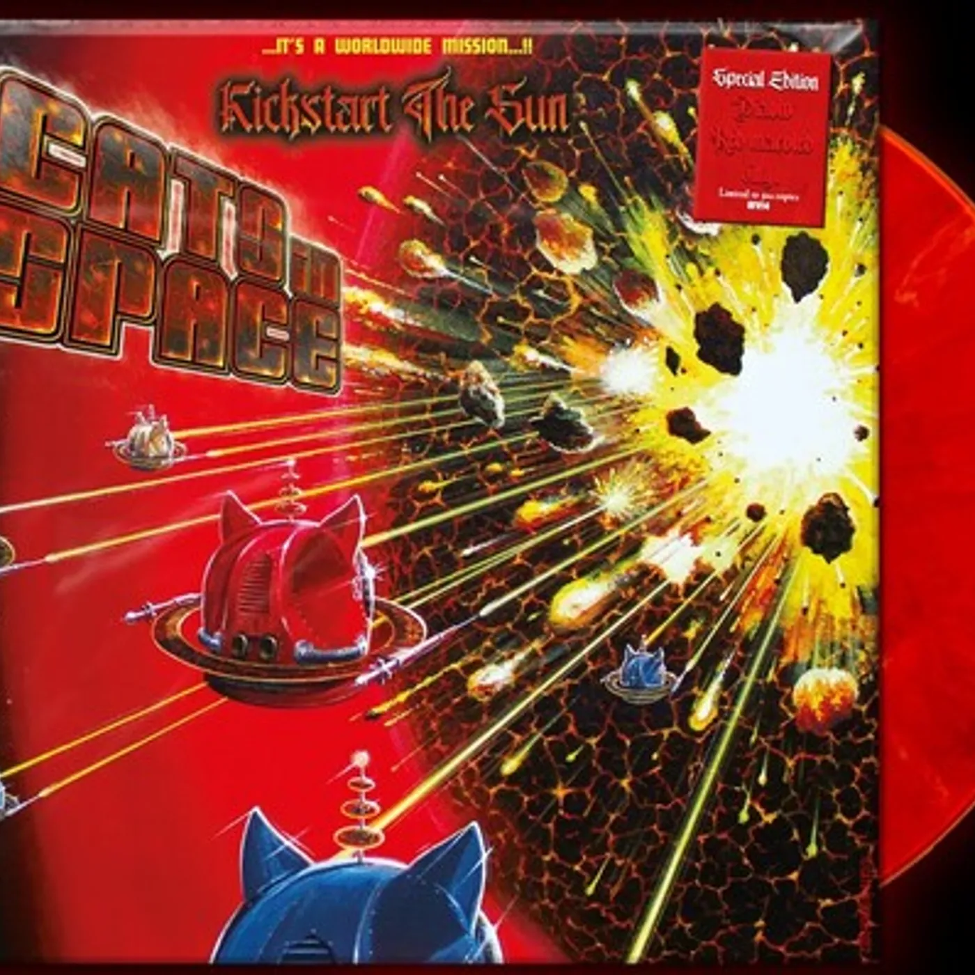 Cats in Space Kickstart The Sun Vinyl Record