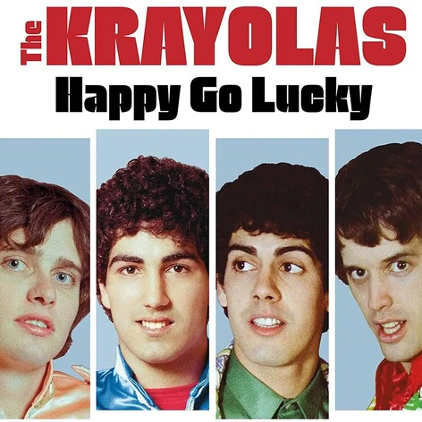 The Krayolas HAPPY GO LUCKY - NEON ORANGE Vinyl Record