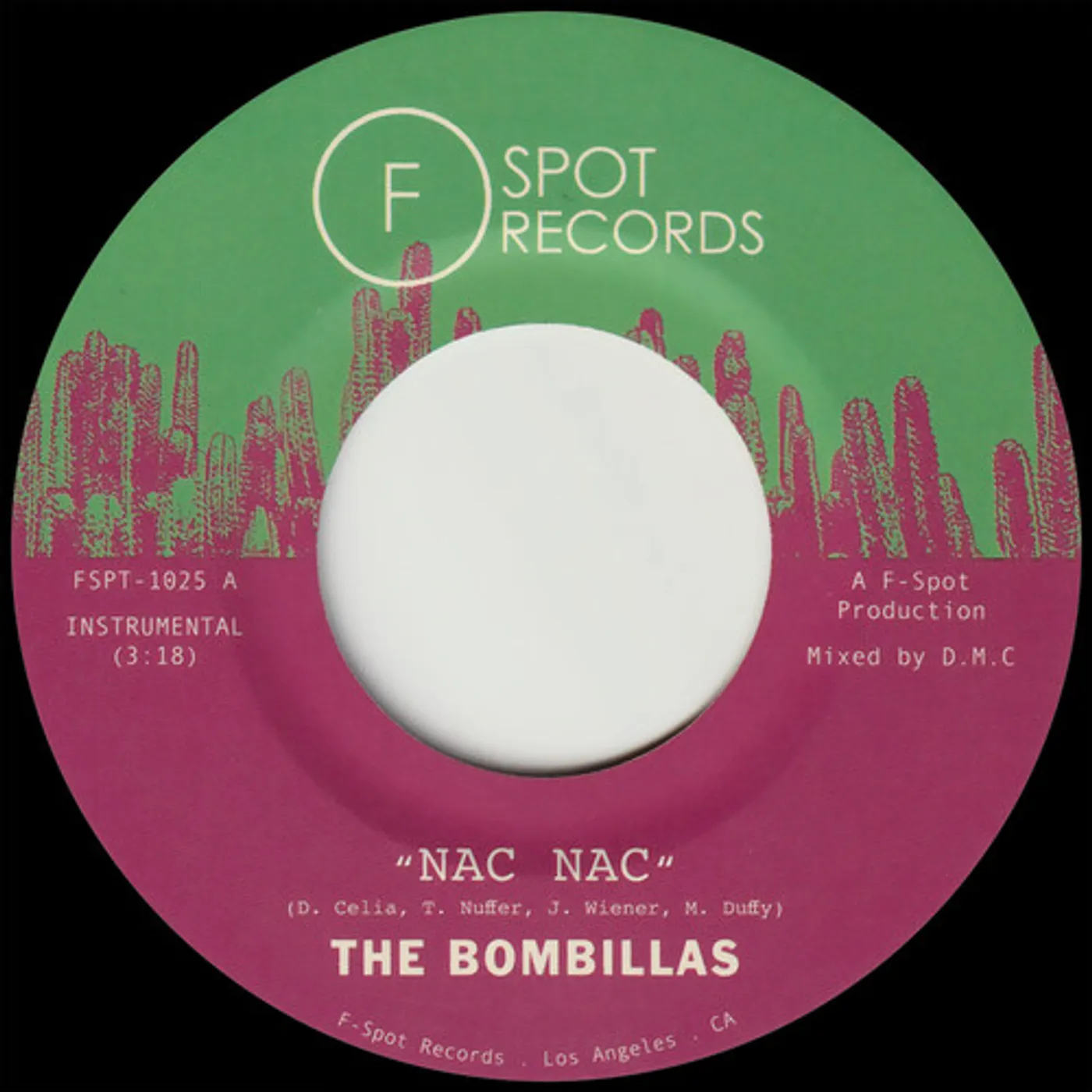 The Bombillas Nac Nac B / W Senebi Vinyl Record 
