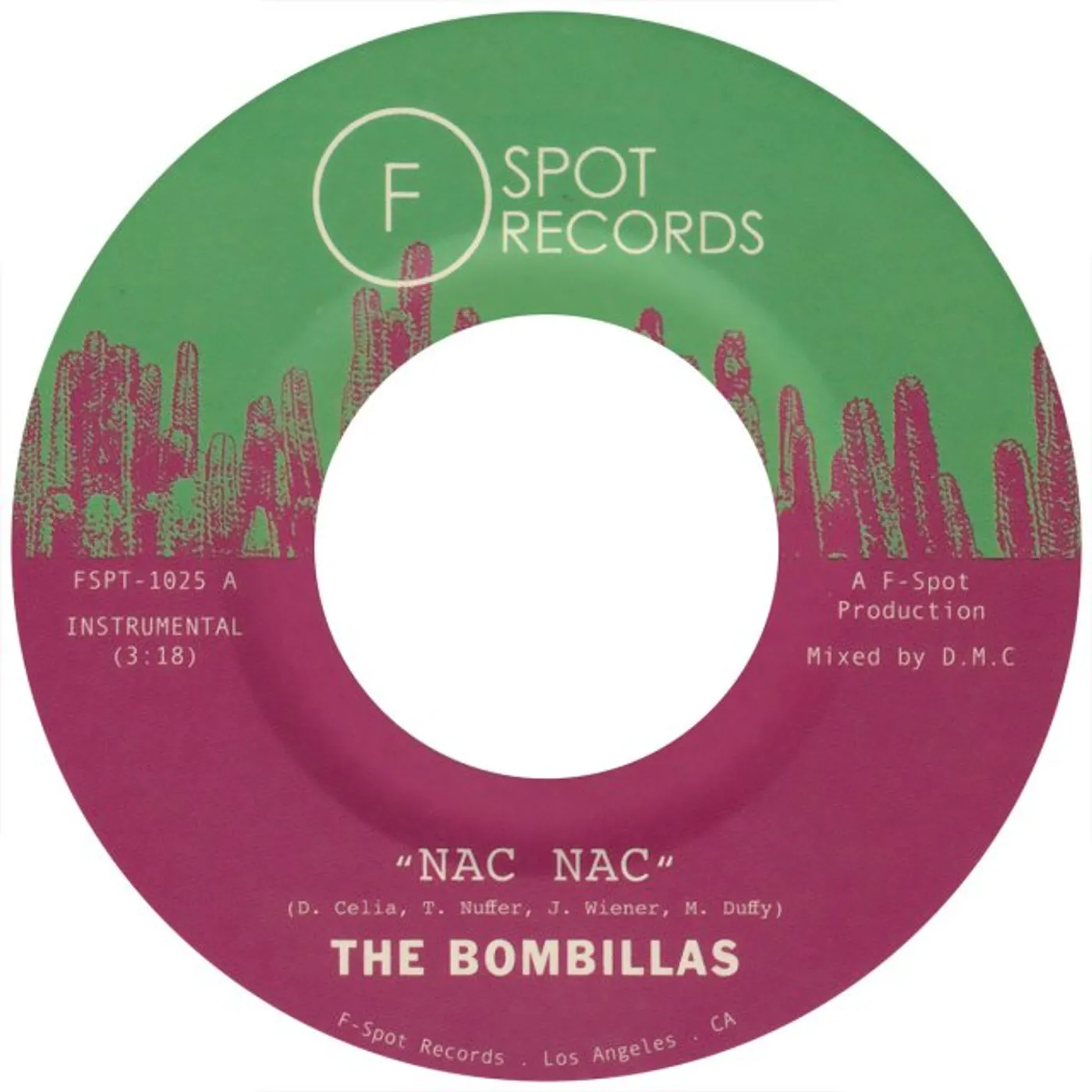 The Bombillas Nac Nac B / W Senebi Vinyl Record 