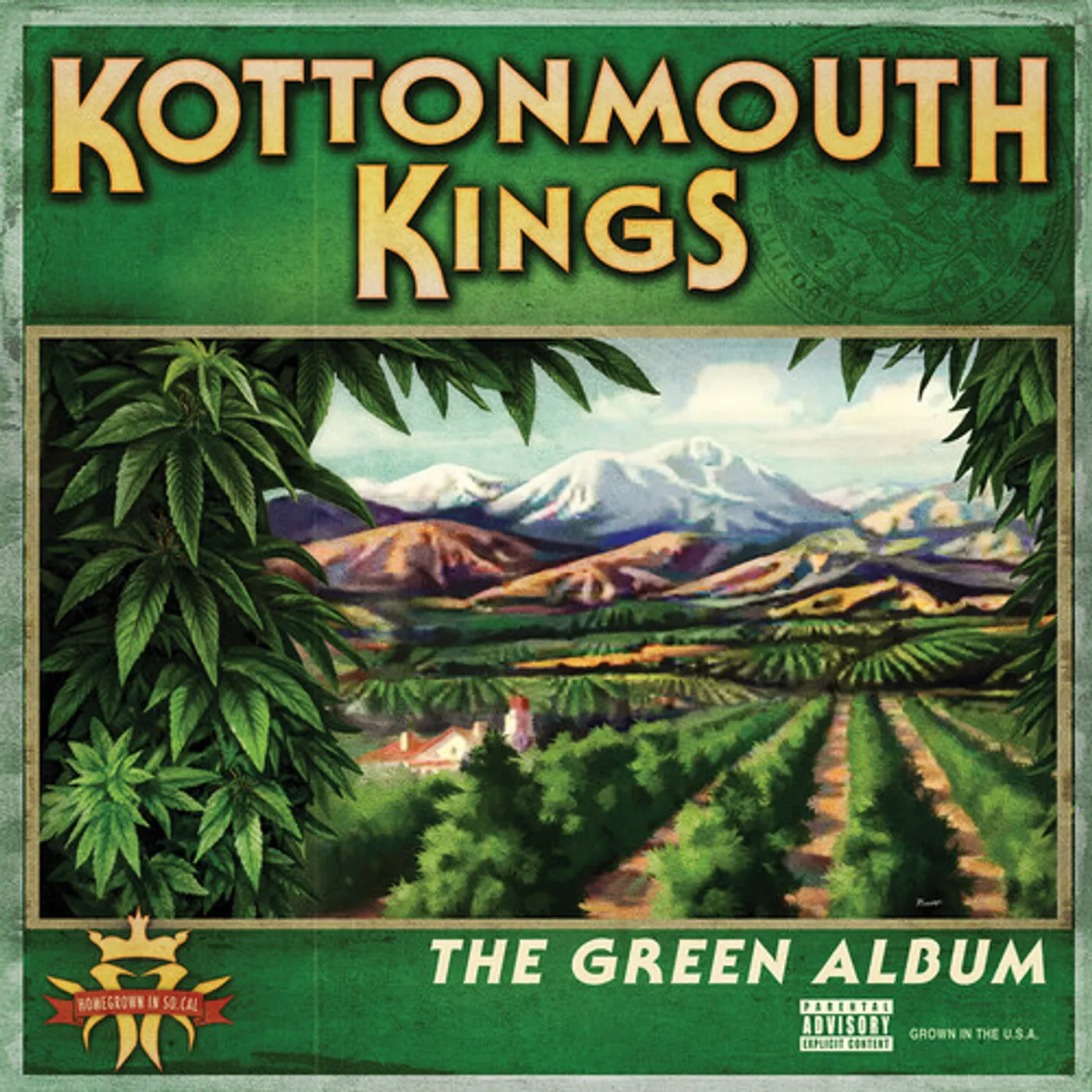 Kottonmouth Kings Green Album (Green Colored) Vinyl Record