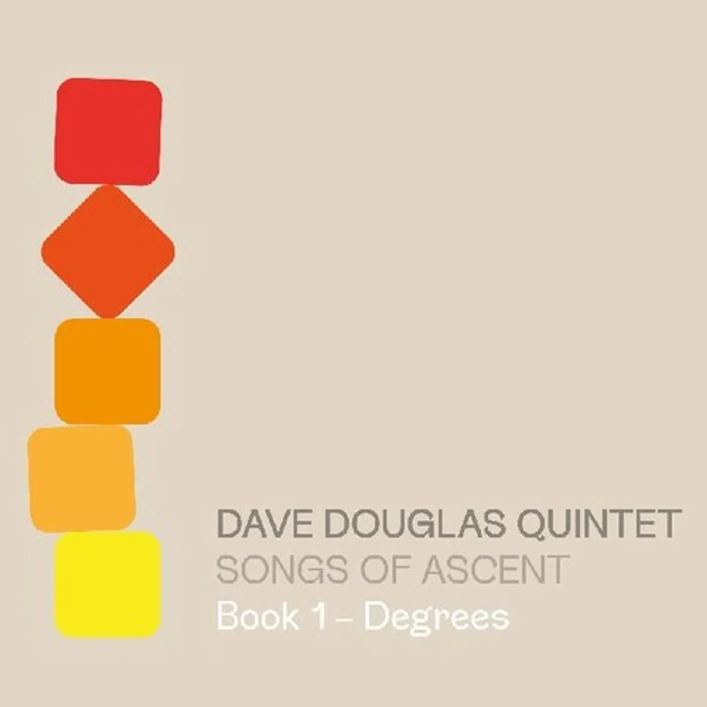 Dave Douglas Quintet SONGS OF ASCENT: BOOK 1 - DEGREES CD
