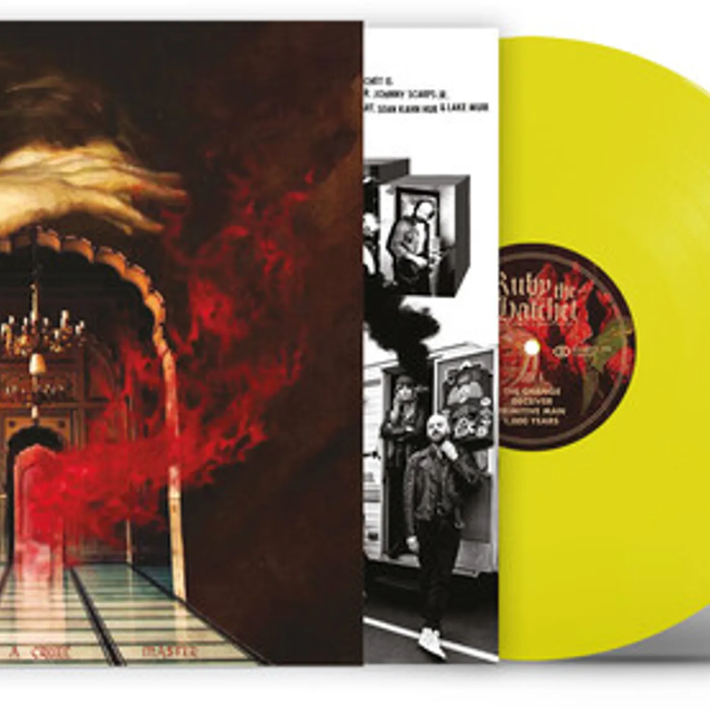 Ruby the Hatchet FEAR IS A CRUEL MASTER - SUN YELLOW Vinyl Record