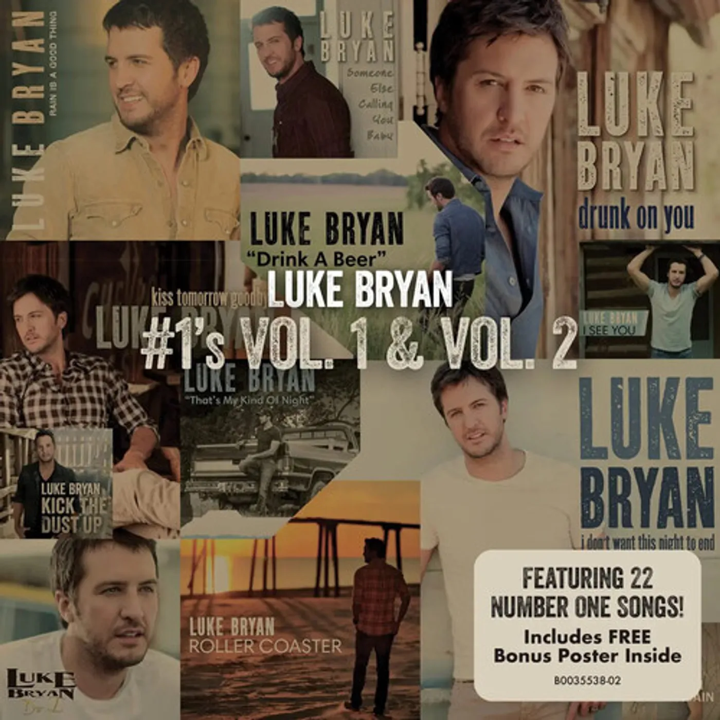 Luke Bryan #1'S VOL 1 & VOL 2 CD